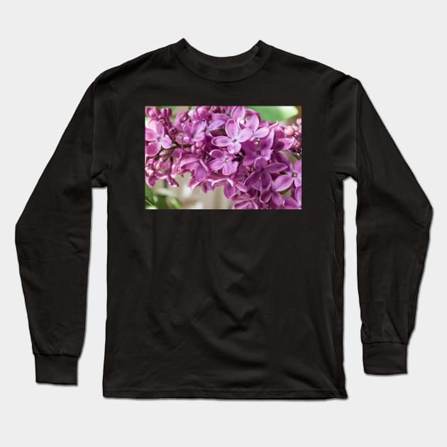 Lilac Long Sleeve T-Shirt by mariola5